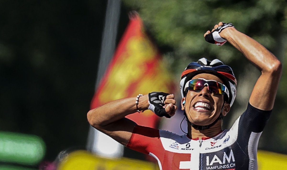 Jarlinson Pantano 2016. aasta Tour de France'i 15. etapi finišis.