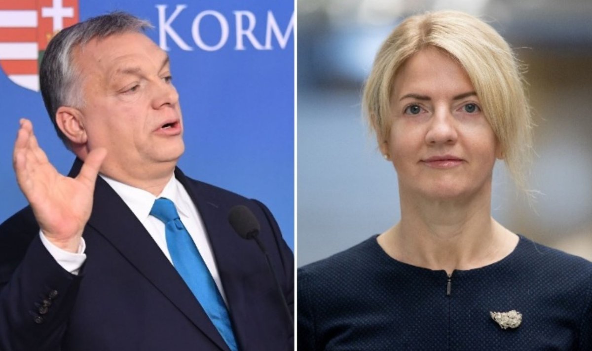Viktor Orbán ja Eva-Maria Liimets
