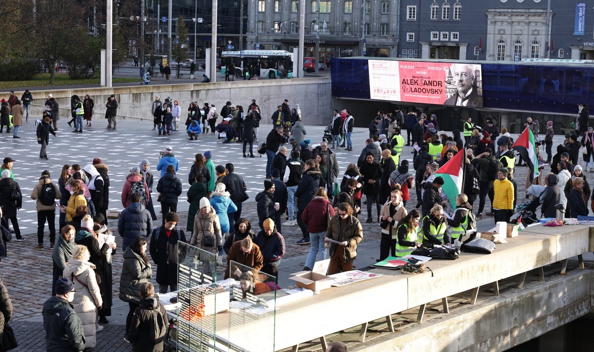 Palestiina protest Tallinnas