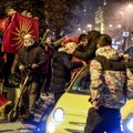 FOTOD JA VIDEO | Vaata, kuidas tähistasid makedoonlased Skopjes vuti EM-ile pääsemist!