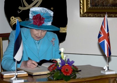 Queen Elizabeth II State visit to Estonia - 19 Oct 2006