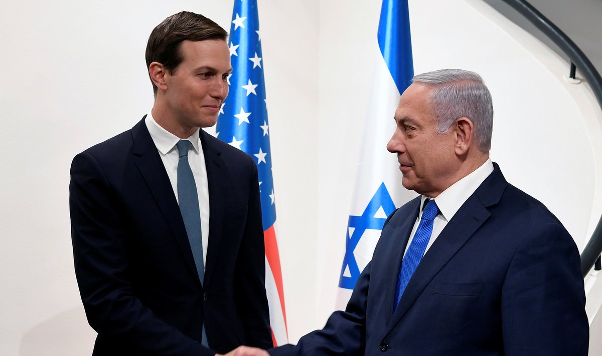 Valge Maja vanemnõunik Jared Kushner ja Iisraeli peaminister Benjamin Netanyahu