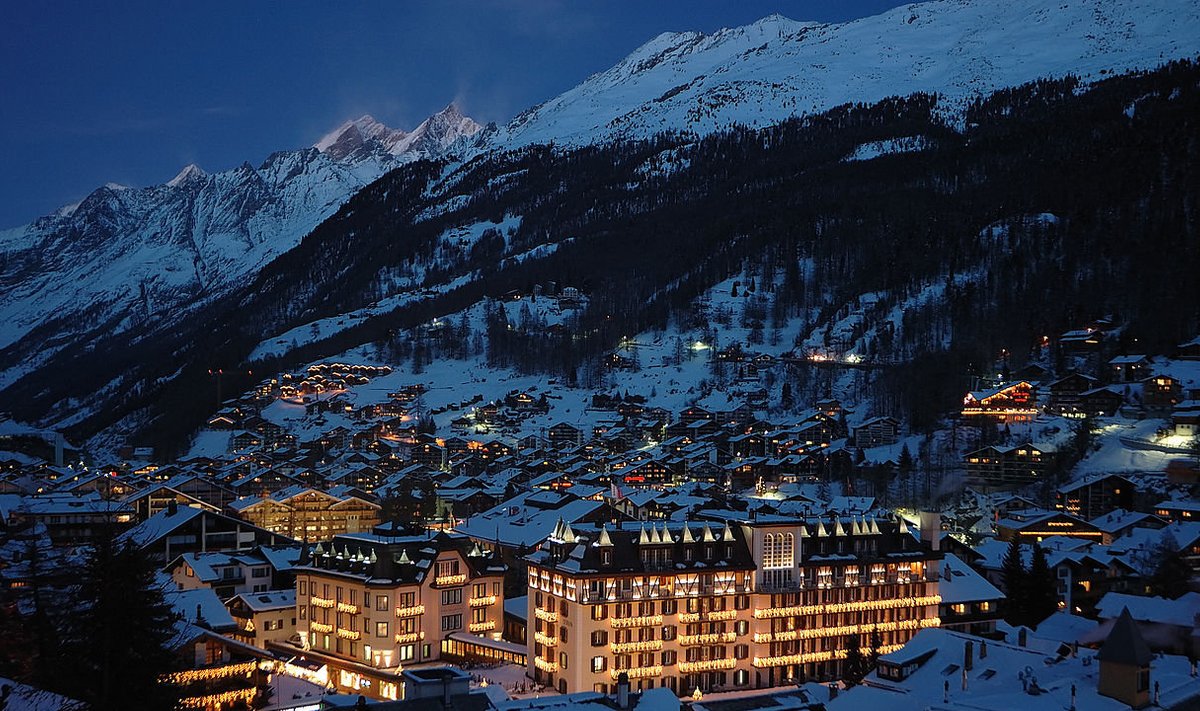 Šveitsi linn Zermatt, kus paljud erapangad oma kullavarusid ladustavad (Foto: Wikimedia Commons / Romy Biner-Hauser)