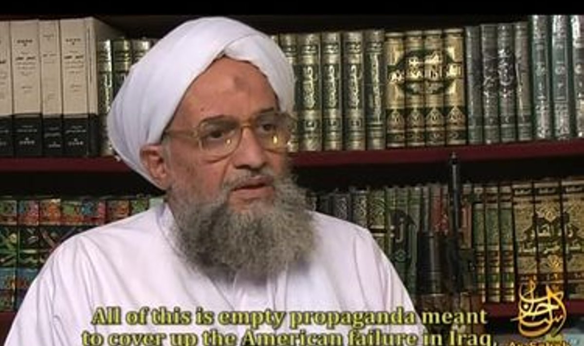 Al-Qaida tähtsuselt teine mees Ayman al-Zawahri