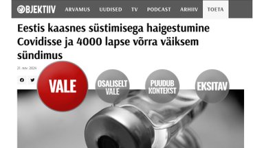 FAKTIKONTROLL | Sündimuse langus ei ole seotud koroonavaktsineerimisega