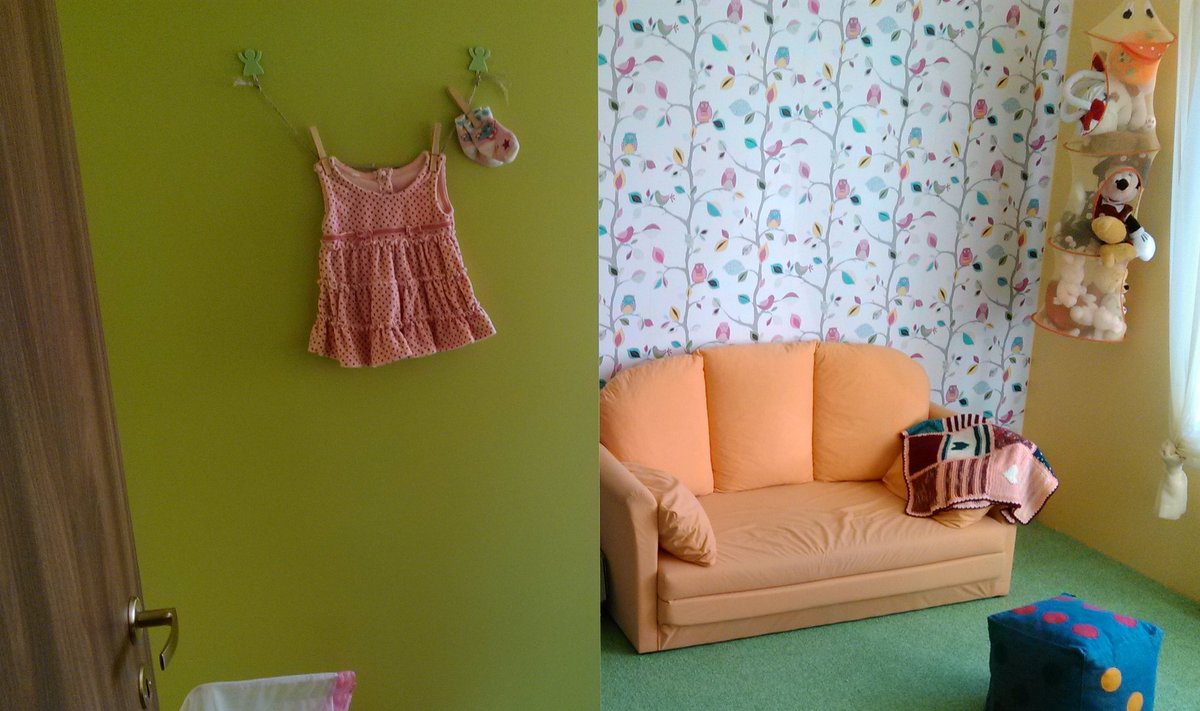 Fotovõistlus "Äge lastetuba": Rõõmsavärviline 2-aastase tüdruku tuba