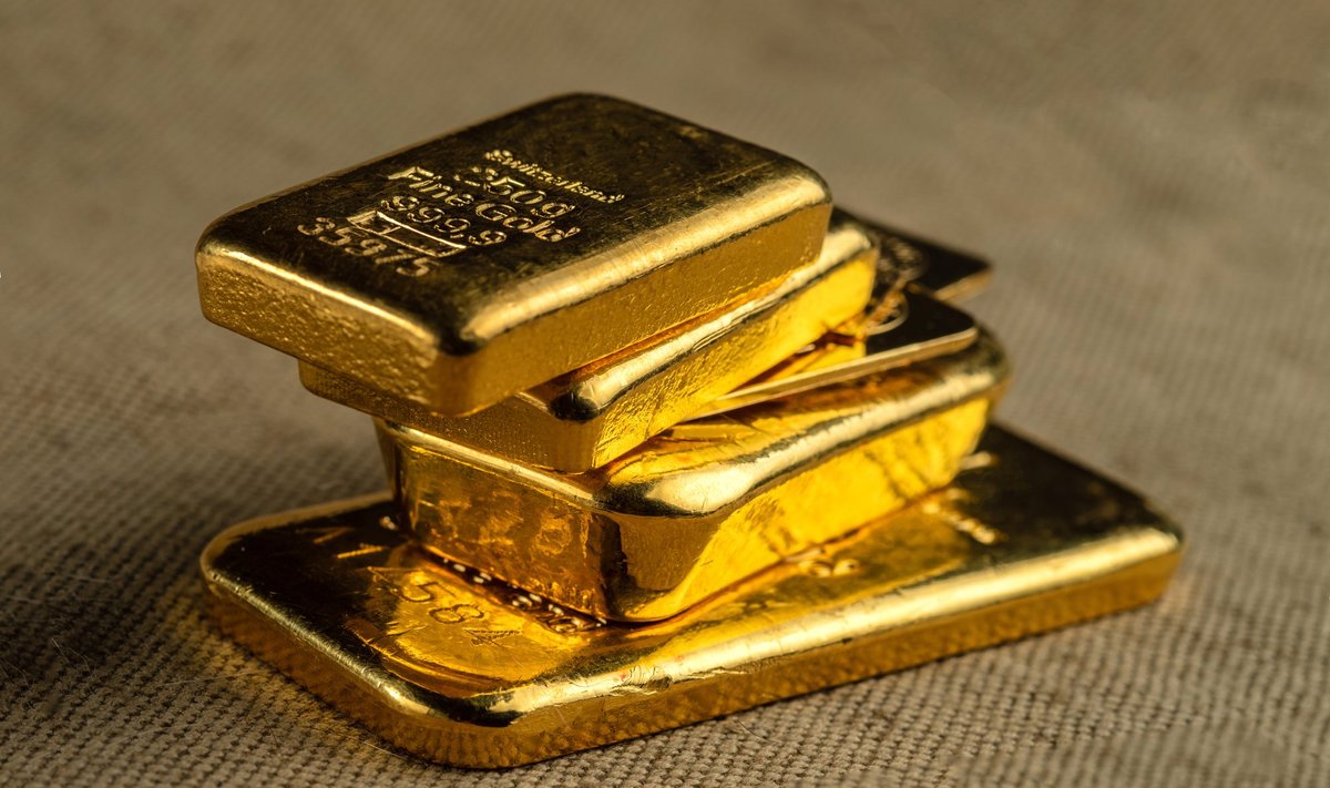 Füüsilise kulla hind on kulla börsihinnast alati sammu võrra ees.
