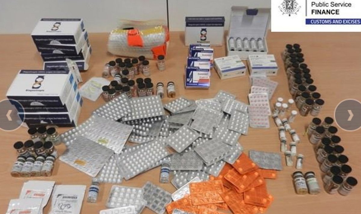 Politsei poolt konfiskeeritud doping