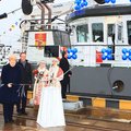 ФОТО: Крестной матерью построенного BLRT Grupp судна стала президент Литвы
