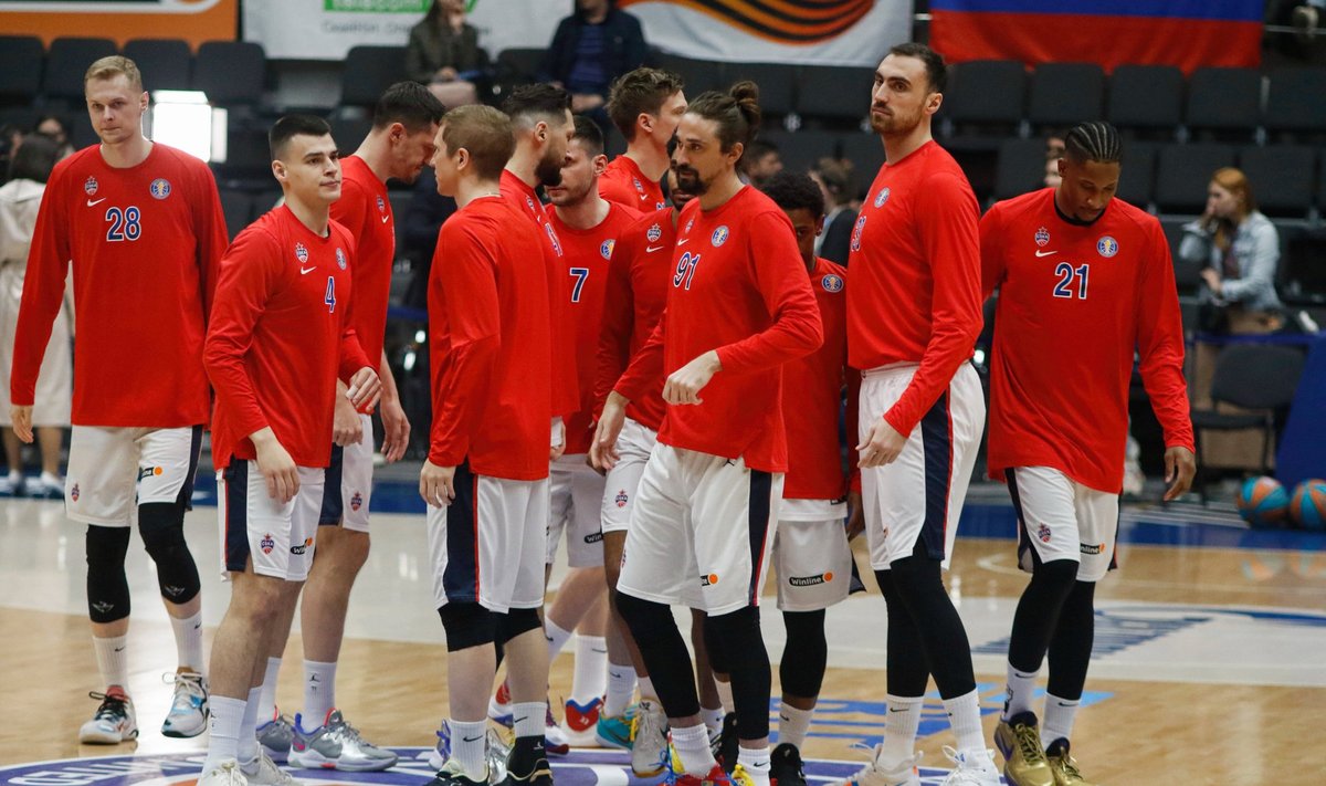 Moskva CSKA mängijad peavad tuleval hooajal Euroliiga mänge kõrvalt vaatama.