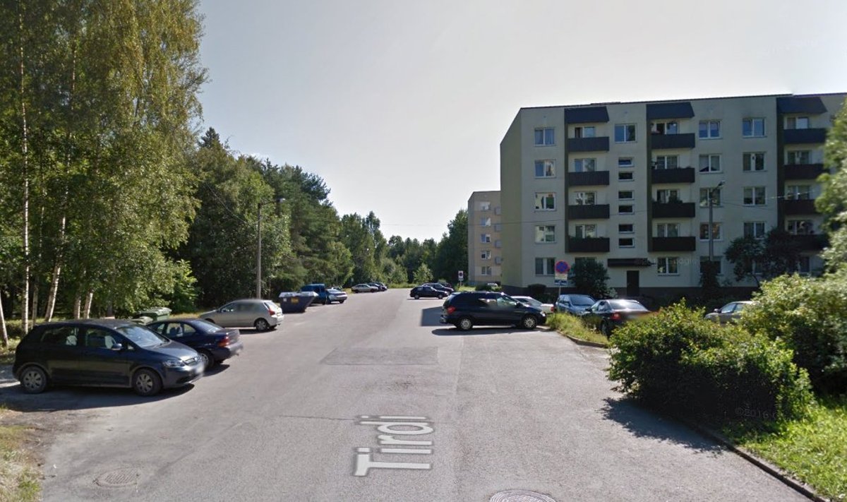 Google'i ekraanitõmmis: Tallinn, Tirdi tn