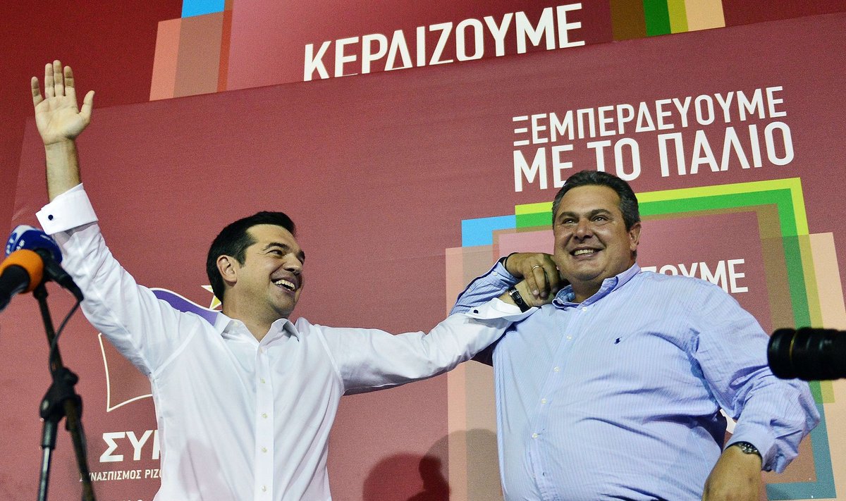 Alexis Tsipras ja Panos Kammenos