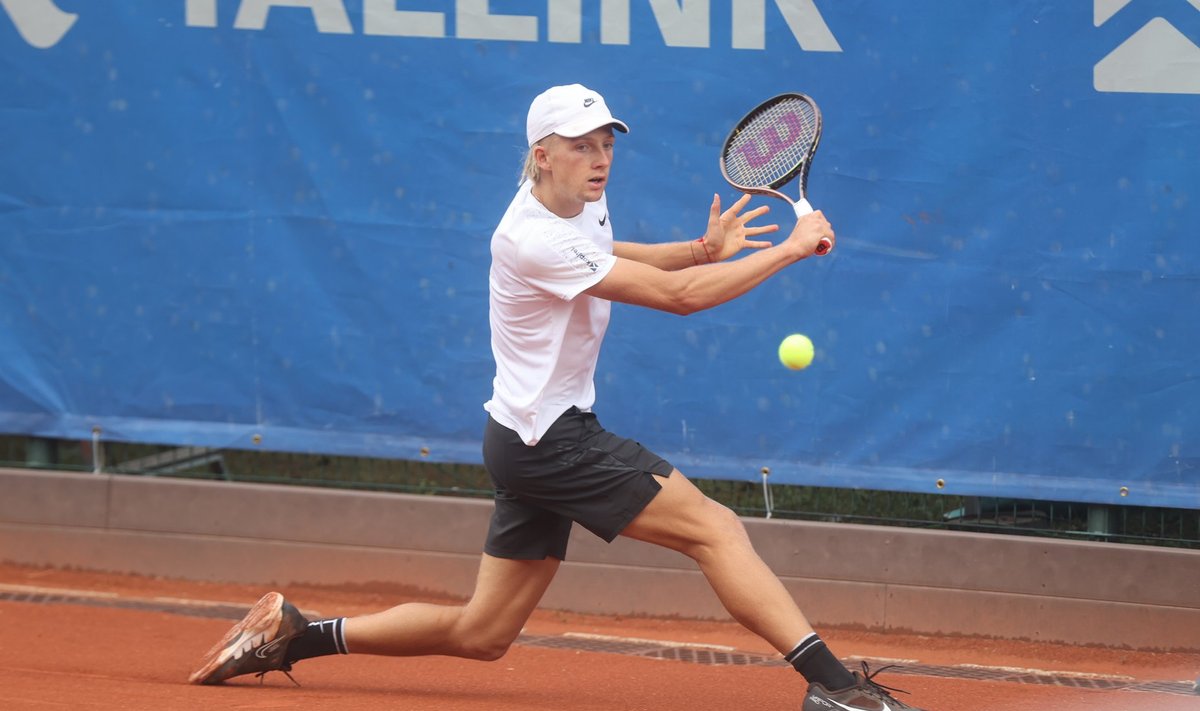 Mark Lajal mullu juulis Eesti meistrivõistlustel finaalis Kristjan Tamme vastu.