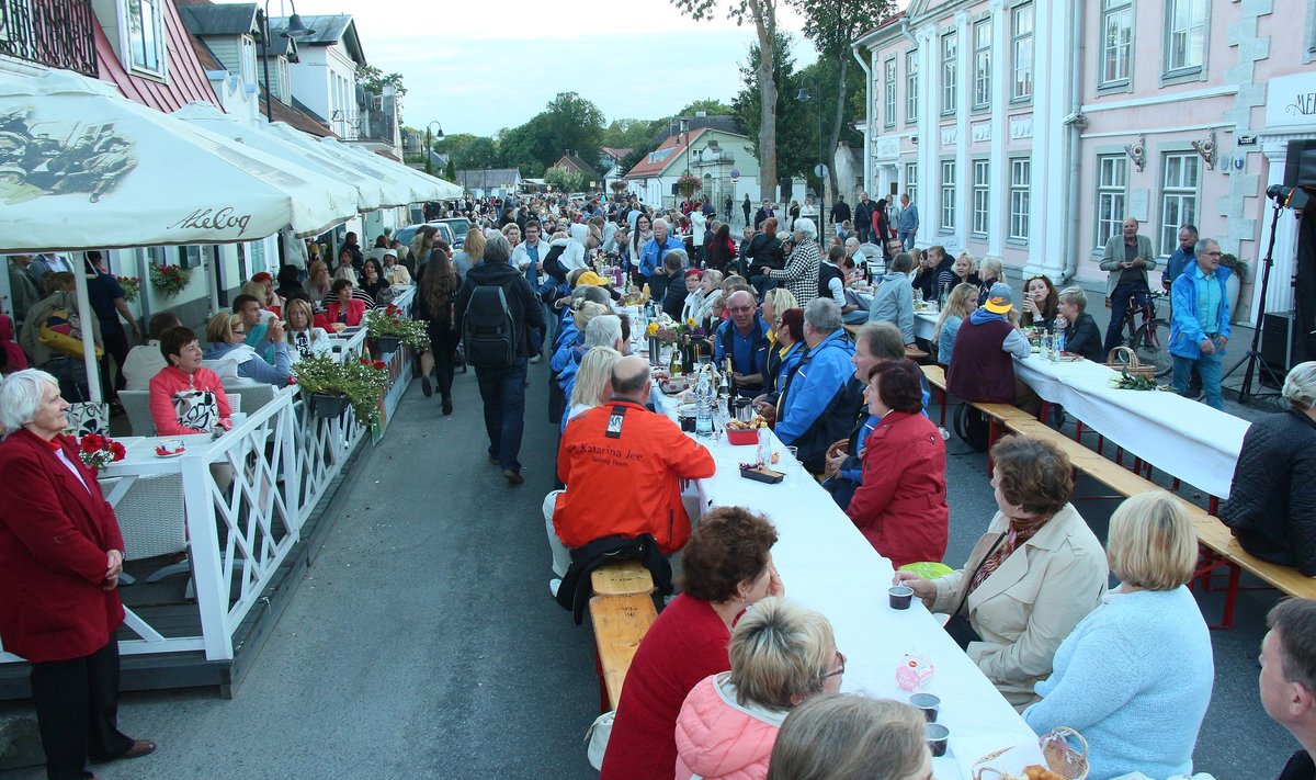 Saaremaa toidufestivali Kuressaare tänavapiknik