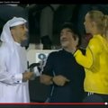 VIDEO: Maradona ei tahtnud Wozniackit kuidagi käte vahelt lahti lasta