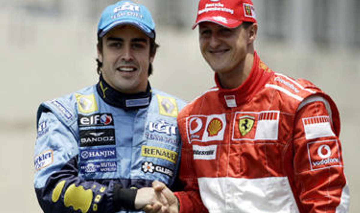Alonso ja Schumacher