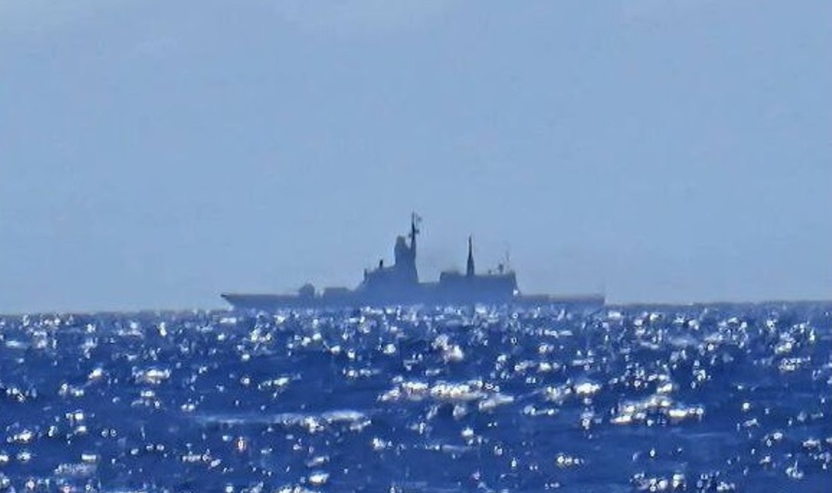 Üks märgatud Vene sõjalaevadest