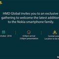 Nokia uus telefon kiirustab end näitama enne Google'i Pixel 3