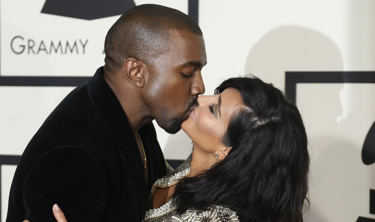 Kanye West ja Kim Kardashian 