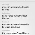 Kõrgema Sõjakooli Androidi-rakendus aitab tõlkida sõjandusalast sõnavara