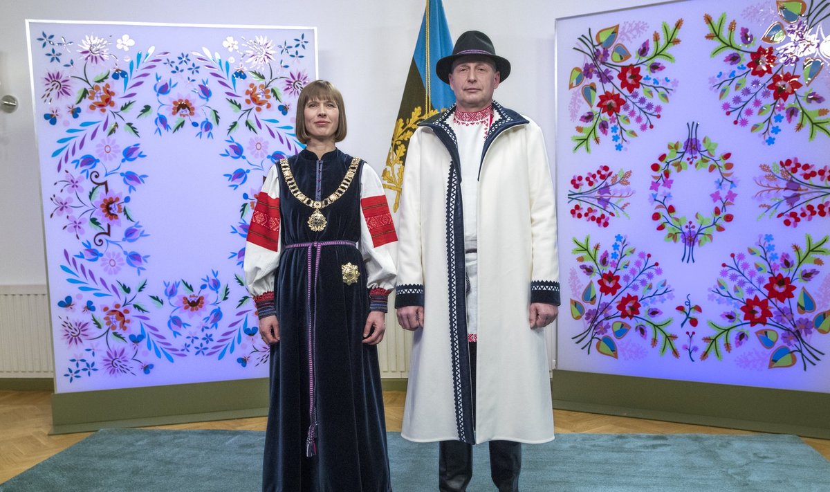 President Kersti Kaljulaid ja härra Georgi-Rene Maksimovski