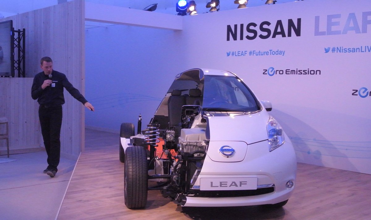 Uus Nissan Leaf elektriauto esitlus Oslos