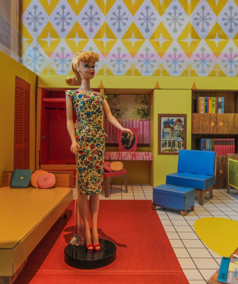Barbie oma esimeses, 1962.aastal valminud majas.