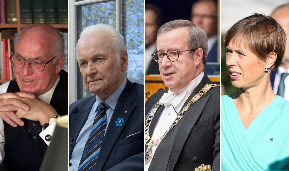 Lennart Meri, Arnold Rüütel, Toomas Hendrik Ilves, Kersti Kaljulaid