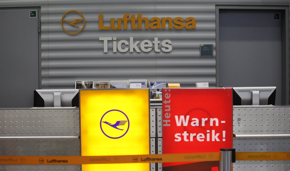 ÄHVARDAB: Lufthansale pole streikimine võõras ja nad ei karda seda jälle teha.