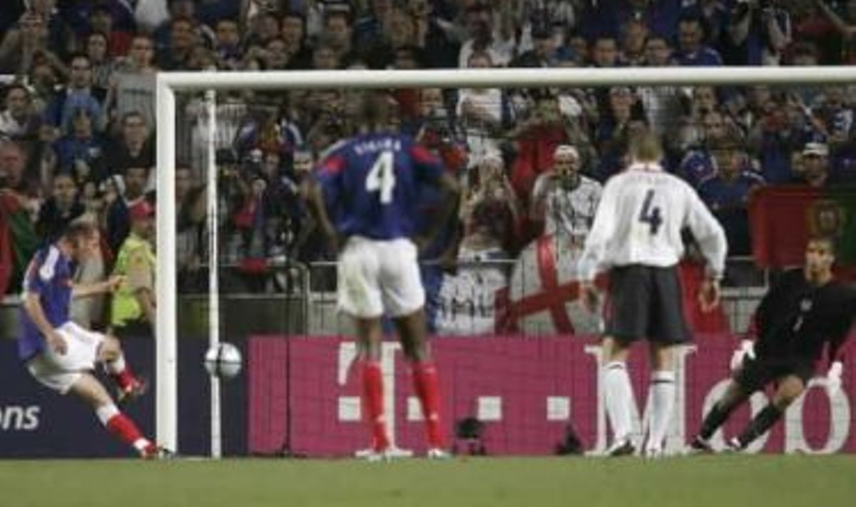 Zinedine Zidane lööb võiduvärava