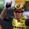 VIDEO | Tour de France'i kümnenda etapi võitis van Aert, Kangert ja Taaramäe loovutasid kohti