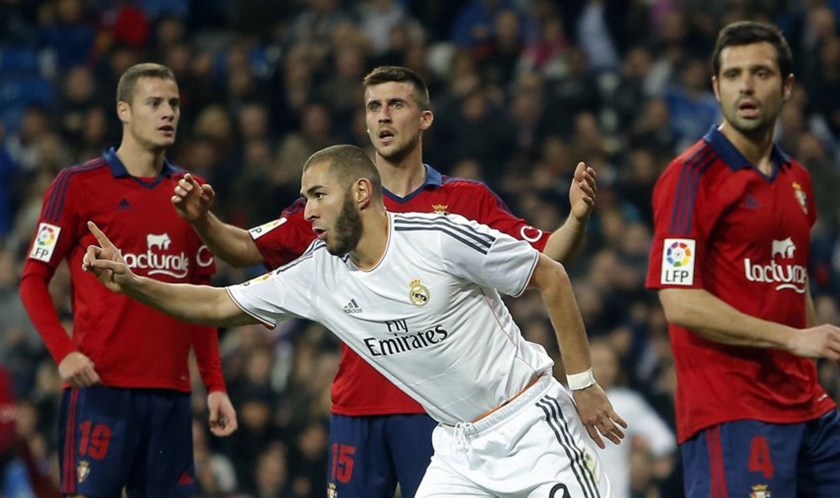 Karim Benzema lõi Reali avavärava.