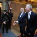 ФОТО | Генсек НАТО Столтенберг прибыл в Эстонию и сразу отправился на встречу с президентом