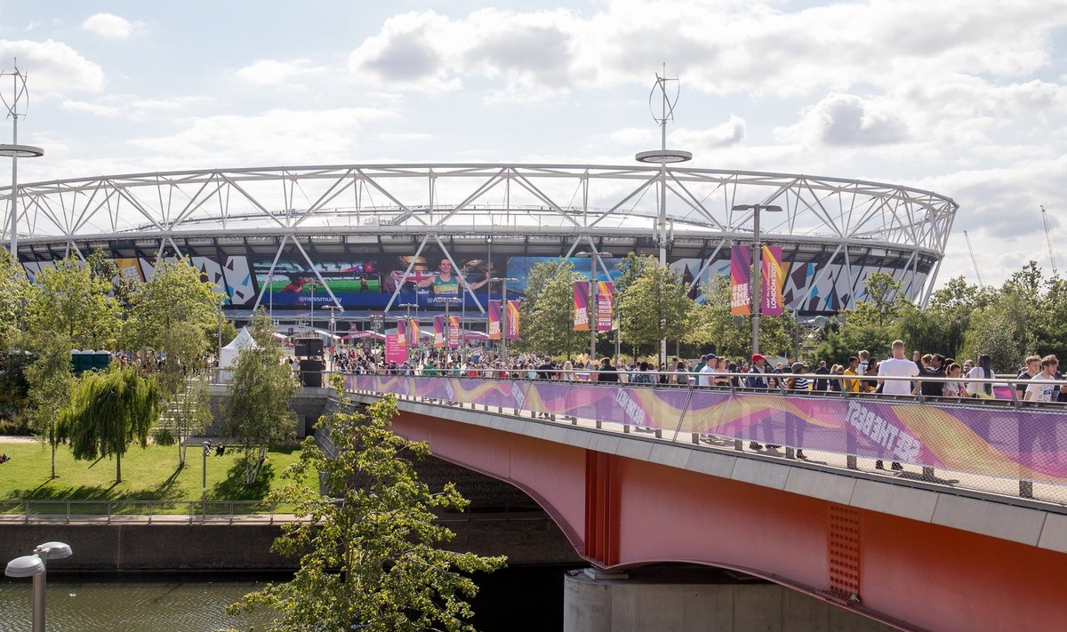 Kergejõustiku MM-i ajal säras Londoni olümpiastaadion täies hiilguses
