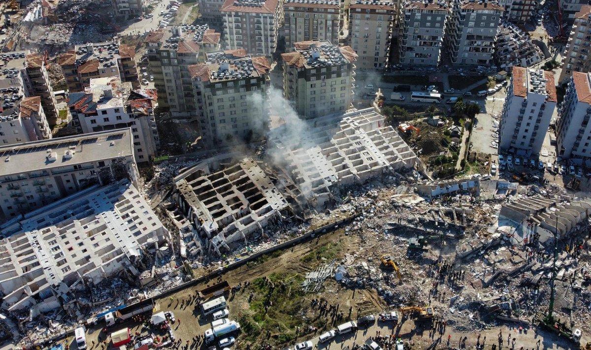 Ужасные последствия землетрясения в Турции