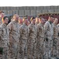 Kaitseväelased Afganistanis mälestasid võidupüha rivistusel langenuid
