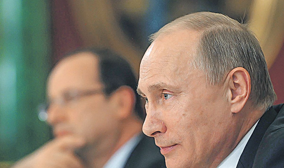 Vladimir Putin (ees) ja François Hollande kohtusid ka 2013. aastal Moskvas. 