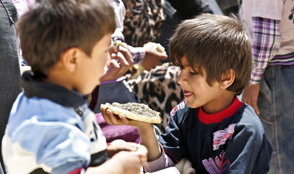 Jordan: Children in Zaatari Camp