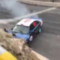 DELFI VIDEO | Eesti driftija kaotas auto üle kontrolli ja kihutas suurega hooga vastu seina