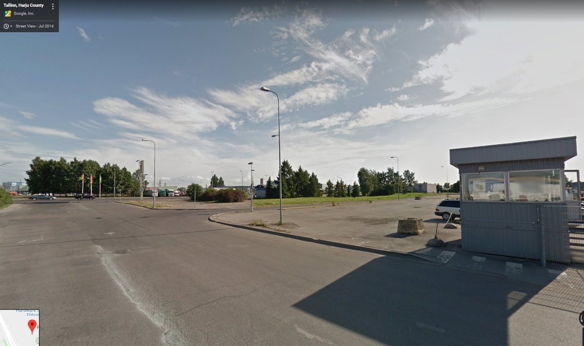 Tallinn, Peterburi tee 71 juures (Google Street View ekraanitõmmis)