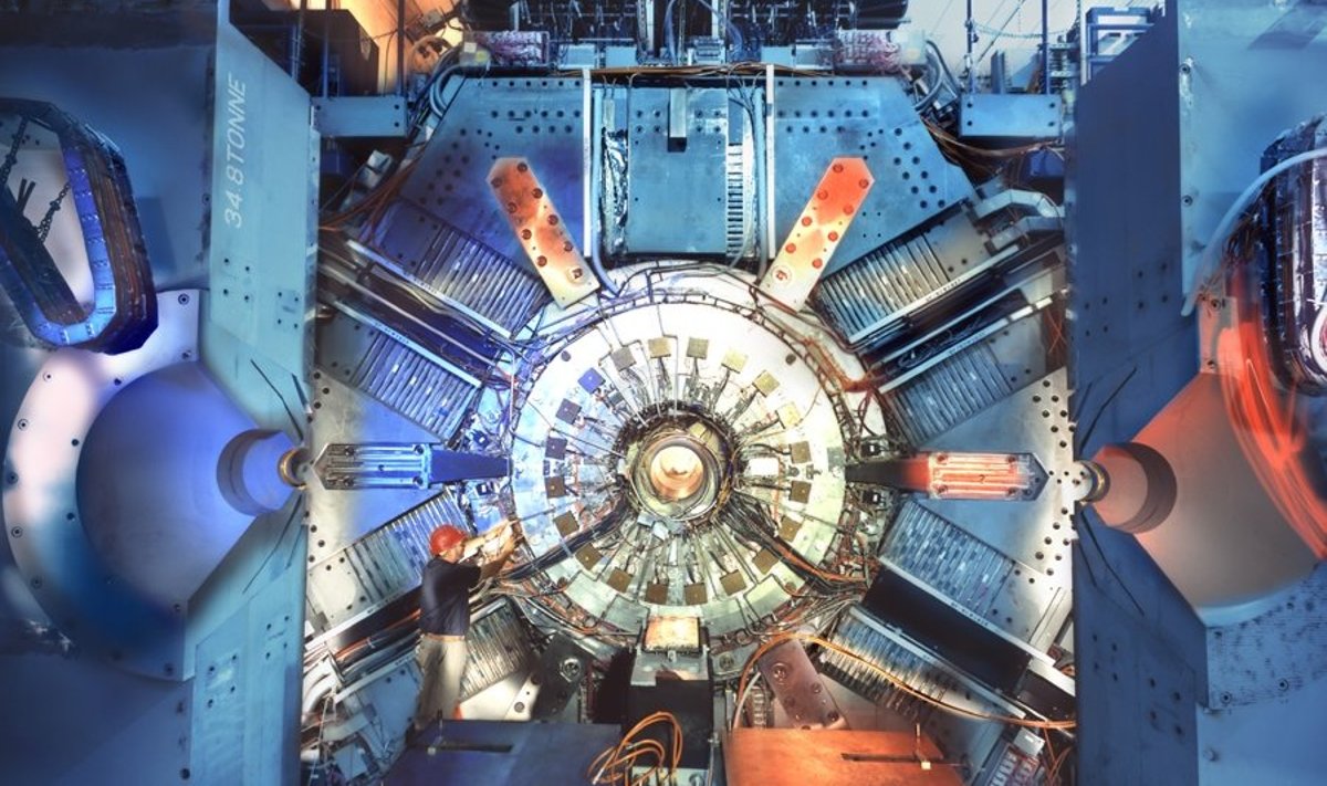 Eksperimendis kasutatud BaBar-i detektor (foto: SLAC National Accelerator Laboratory)