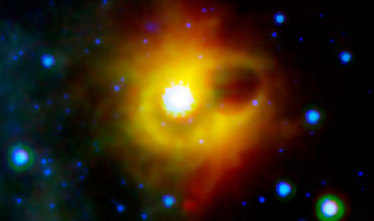 Magnetar SGR 1900+14. S. Wachter/NASA/JPL-Caltech