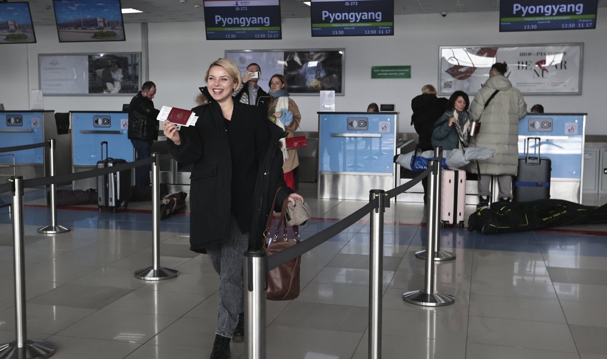 Vene turist minemas Põhja-Korea lennule 9. veebruaril.