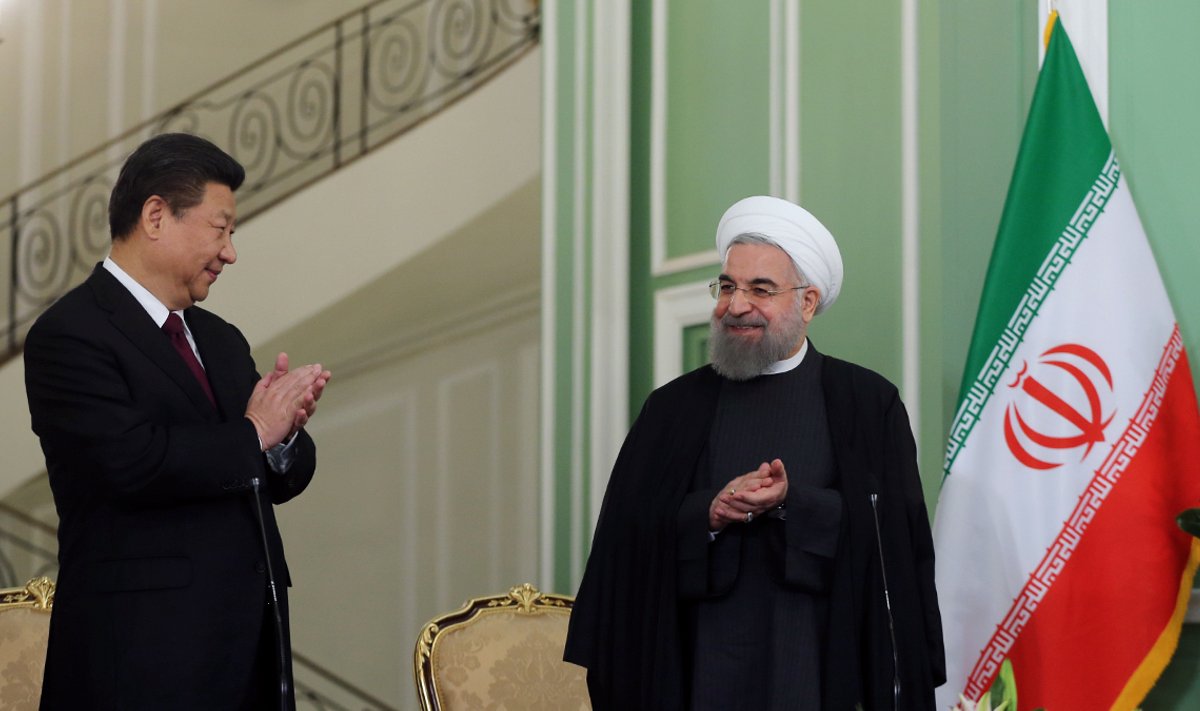Hiina president Xi Jinping ja Iraani president Hassan Rouhani kohtusid 2016. aastal.
