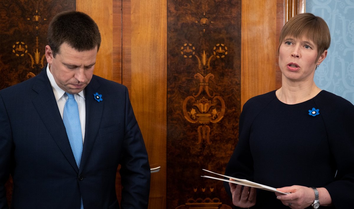 Peaminister Jüri Ratas ja president Kersti Kaljulaid