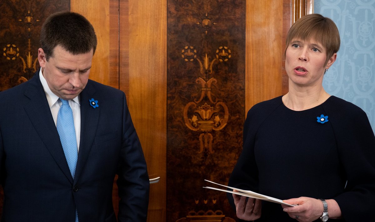 Peaminister esitas presidendile, pea norus, Marti Kuusiku tagasiastumispalve.