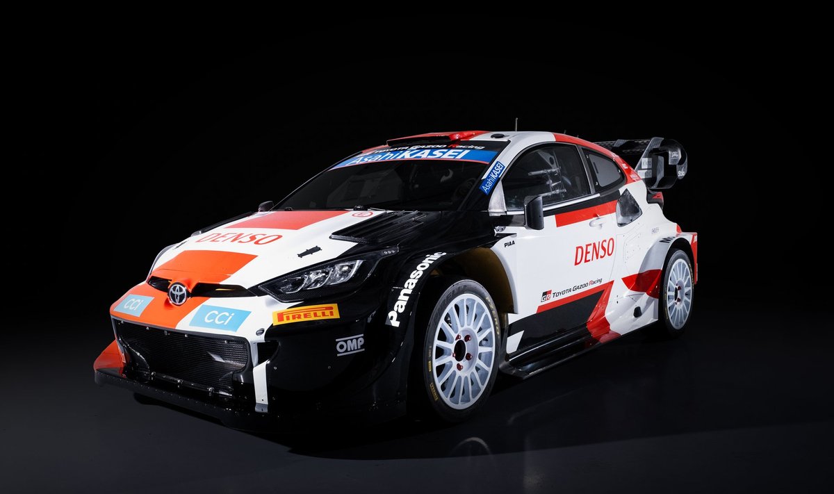 Toyota Yaris Rally1 auto 2023. aasta mudel.