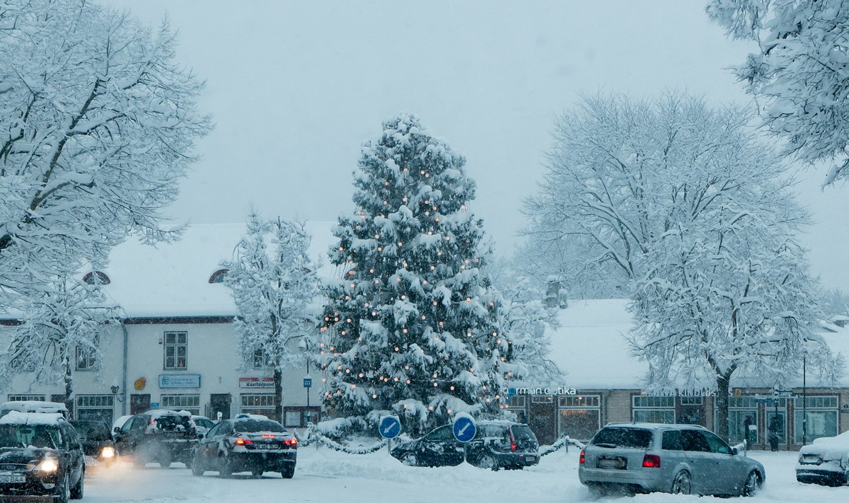 Hommikul hakkas Kuressaares tihedat lund sadama. Sadu kestis mitu tundi ja nüüd on Kuressaare ka lumega kaetud. Seni oli Saaremaa ainuke koht Eestis, kus lund polnud