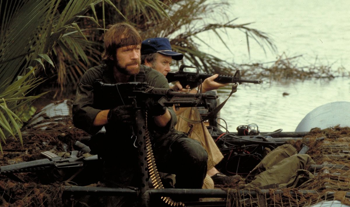 Norrise tegelaskuju notib filmis „Missing in Action“ (1984) Vietnami džunglis vaenlasi, et kaasmaalased vabastada. Võite ühe korra pakkuda, kas see tal ka õnnestub.