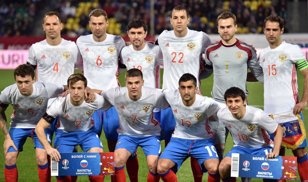 Venemaa jalgpallikoondis 2015. aastal